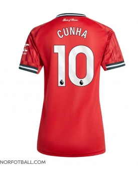 Billige Fotballdrakt Manchester United Matheus Cunha #10 Replika Hjemmedrakt Dame 2025-26 Kortermet Billige Fotballdrakt Manchester United Matheus Cunha #10 Replika Hjemmedrakt Dame 2025-26 Kortermet